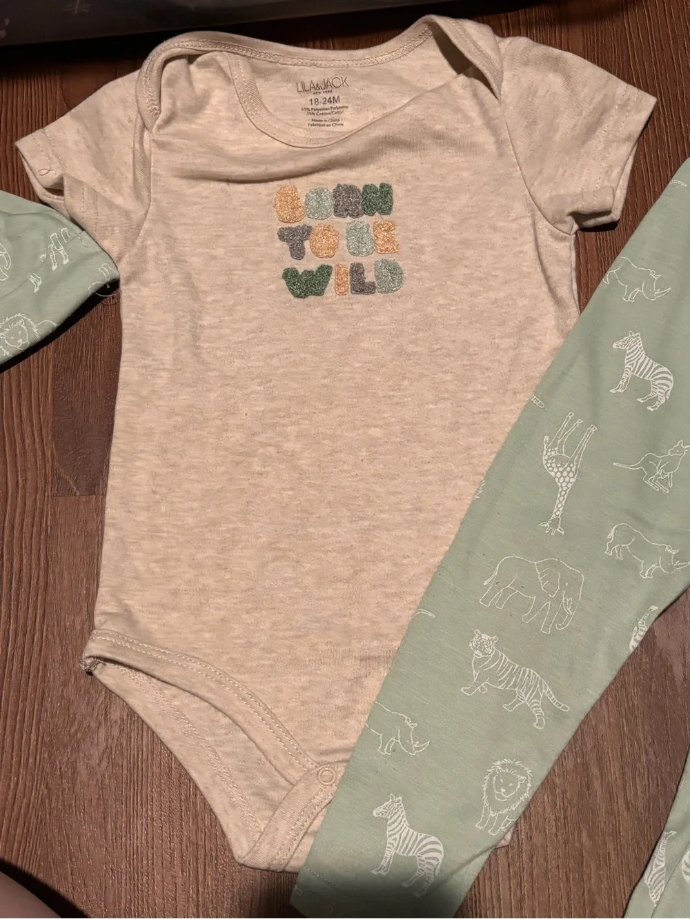 🎉 (18-24m) Lila & Jack “Born to be Wild” 3PC Set